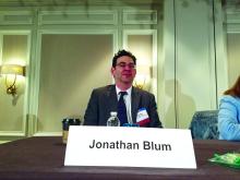 Jonathan Blum speaks at a recent American Bar Association conference. He is a former CMS principal deputy administrator. under President Barack Obama.
